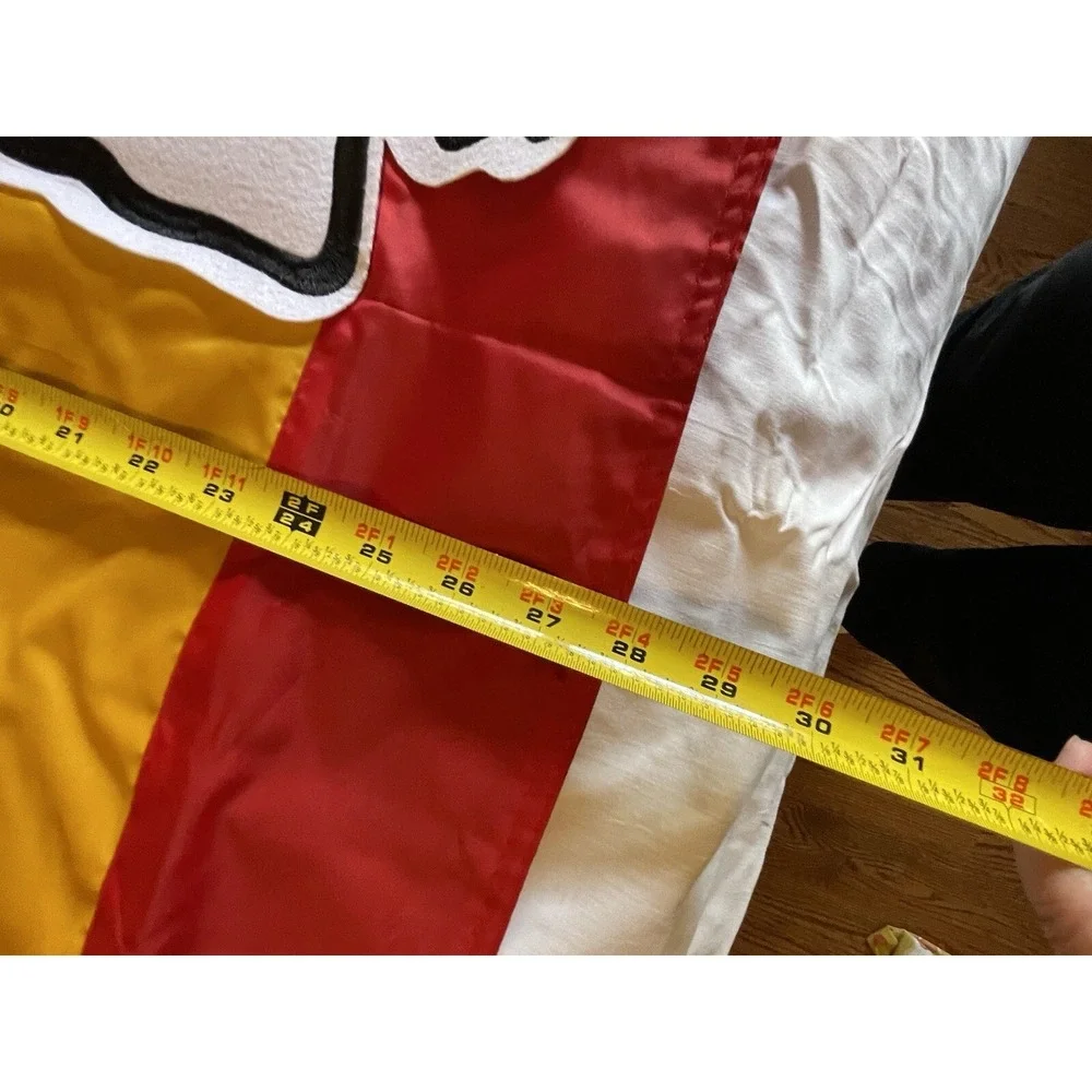 Kansas City Chiefs Banner Premium Appliqué Felt Flag New 43x28 NFL Football